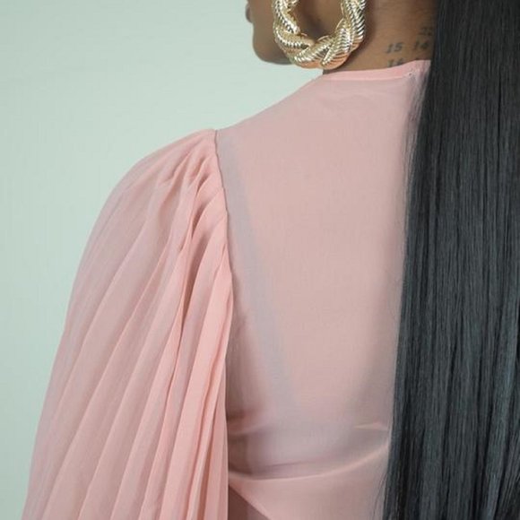 Pretty Pleated Bodysuit - Picture 3 of 3